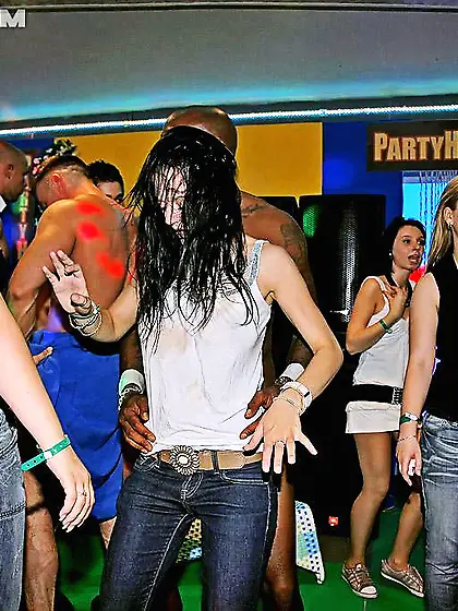 Candid photos from a hardcore party