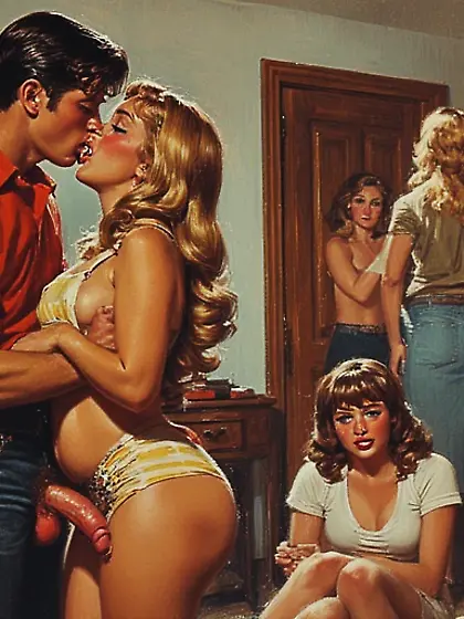 50's Party Pulp Art