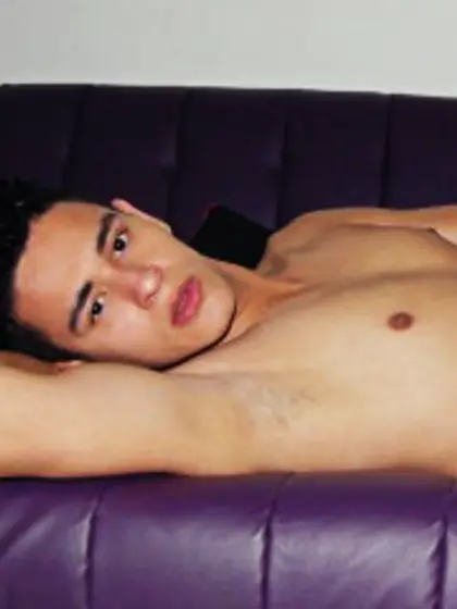 Brunette karsten perform dancing