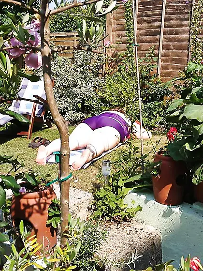 Wifey Sun Bathing