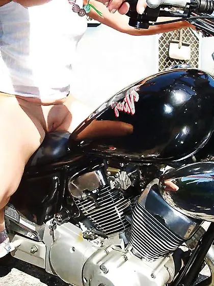 Biotch Wifey on the Bike