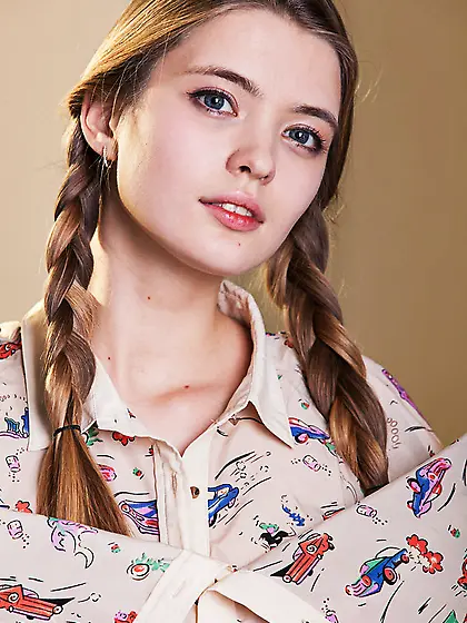 Yummy bimbo sheer printed