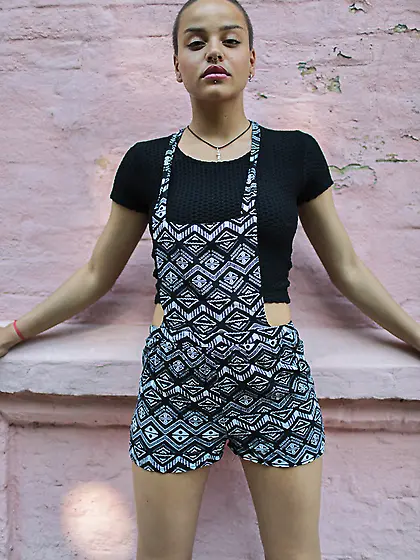 Two stunning teen model having sexy fun outdoors