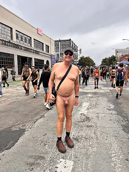 Naked at Folsom Street Fair,  2025