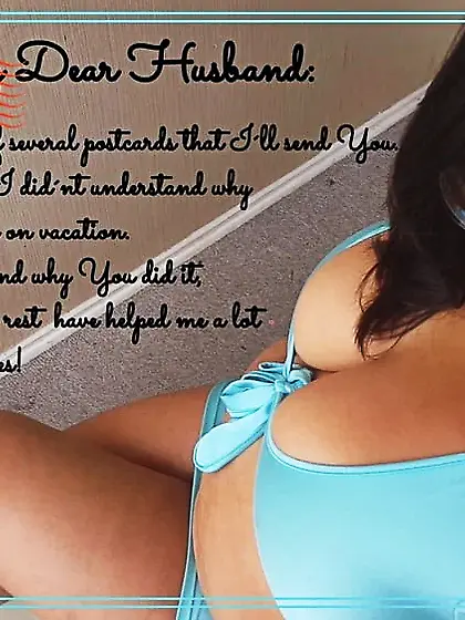 Cheating wife postcards
