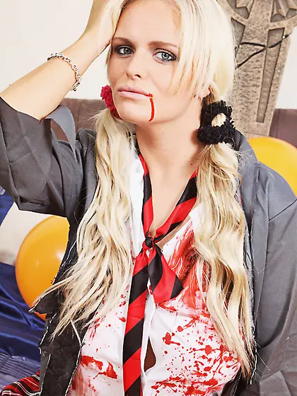 Hot zombie school girl