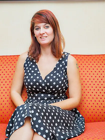 American stripping amateur redhead milf