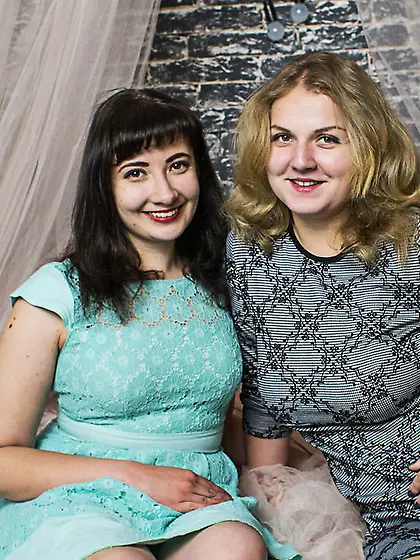 White girl with blonde hair and big tits