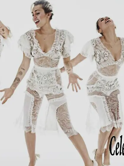 Miley Cyrus See Through Photo