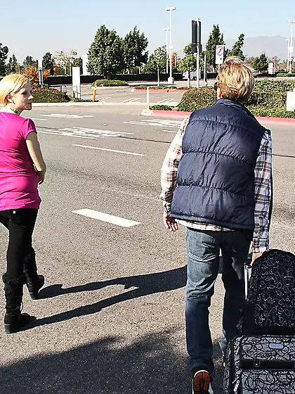 Pregnant blonde Haley Cummings is ready for some fetish hardcore