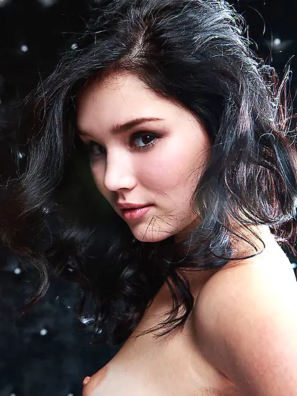 European shaved pussy close up