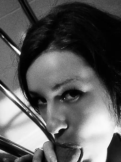 Camille Crimson performing oral sex turns into delicious photogr