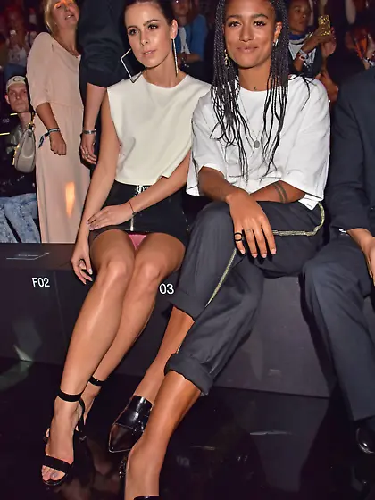 Lena Landrut and a worthless monkey