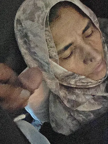 Mazhabi mother gets cum on her