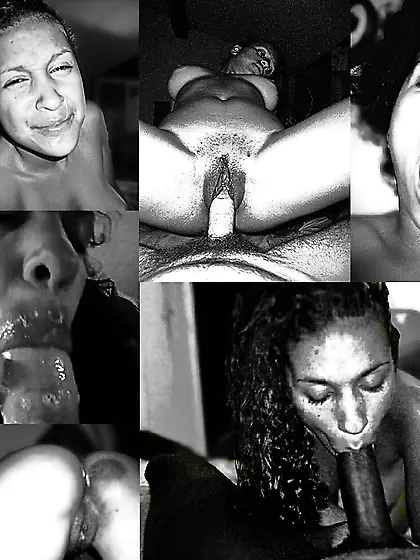 I1 Ebony fucking BWC and creampied B&W photos