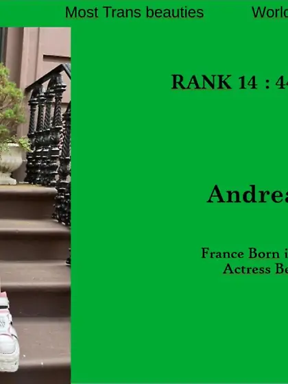 14th World of entertainment category : Andrea FURET