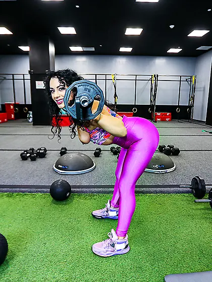 Brianna Bourbon gets properly fucked by her personal trainer