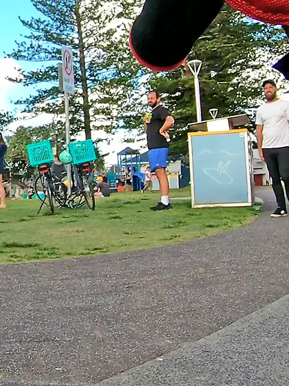 WNBR Byron Bay public erection happy hoots & grins