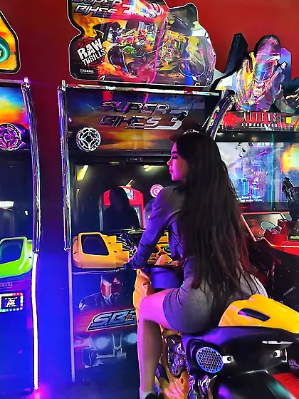 McKayla Maroney in a grey outfit