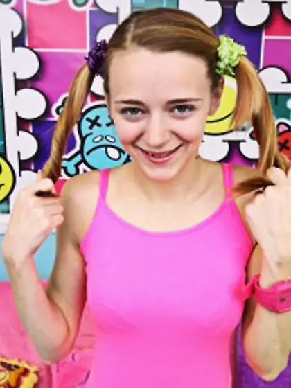 Petite pigtailed teeny fit