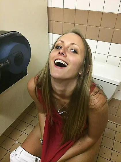 Toilet and pee girls