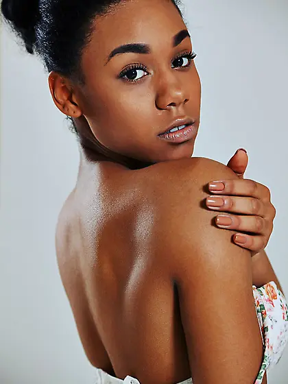 Elegant ebony sheds cute