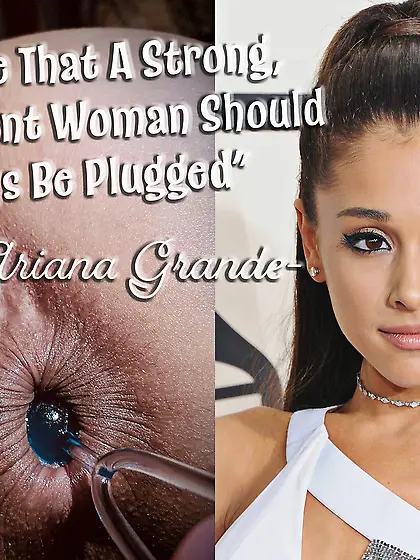Ariana on plugs