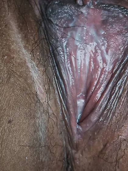 Pussy full of cum
