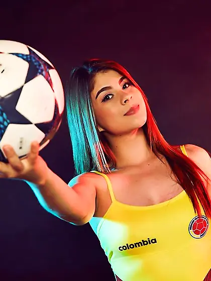 French athletic teen