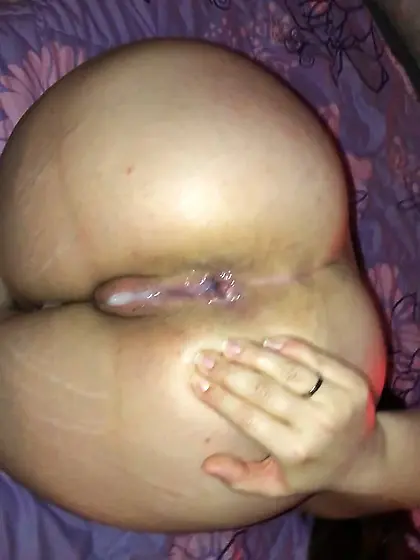 From my new video to show me one white bull open my ass