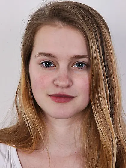 Shy young blonde reveals