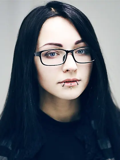 Teen black hair beautiful