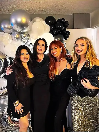 Natalie Alyn Lind and friends- New Years