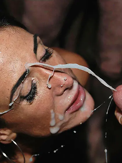 Vintage Facial cumshot On Dirty Slut