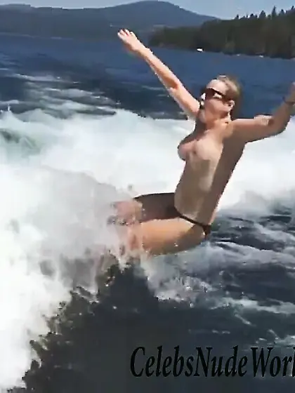 Chelsea Handler Water Skiing Topless