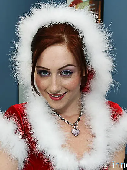 Hot brunette santa outfit