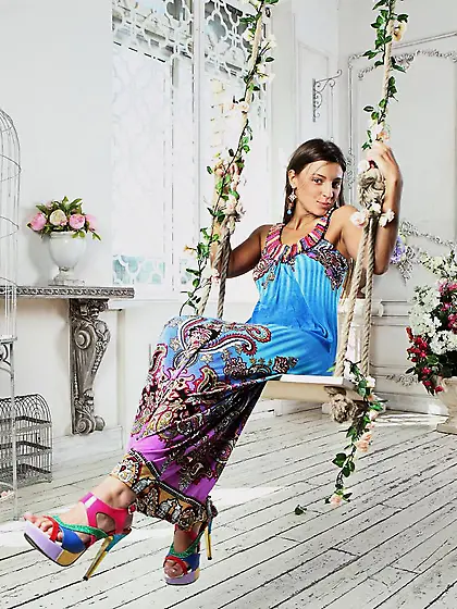 Delicious teen girl Melena A is getting nude for us and stuffing