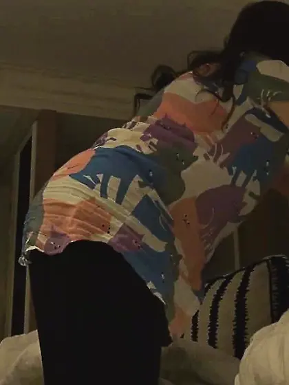 Weird brunette big ass