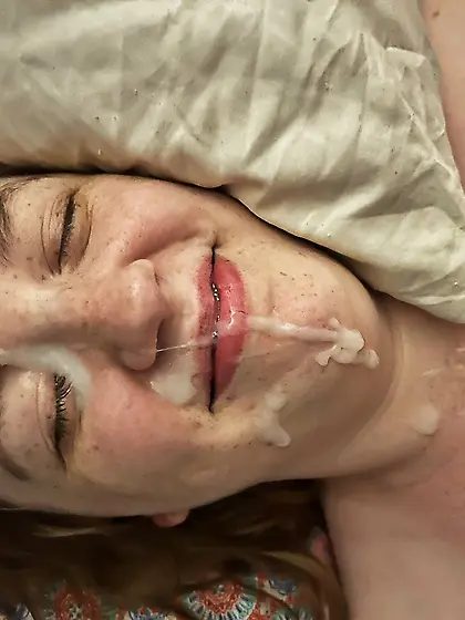 Amateur Facial Cumshot (AI Upscaled)