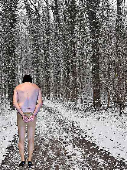 bound slave in pantyhose and pumps