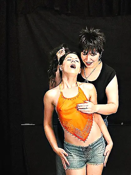 Tied whore smooth vagina