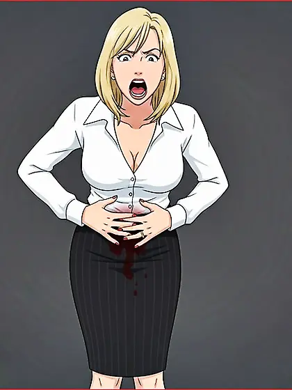 Anime Girls Gut-shot