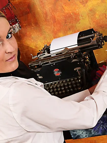 Elisse Rocka with tiny tits and smooth snatch  poses naked after