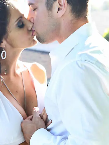 Busty bombshell Ava Addams gives sloppy oral sex to set the scen