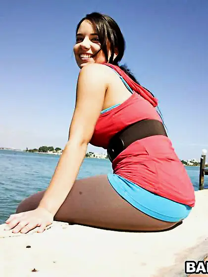 Sophie begins showing ass