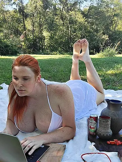 Busty Redhead Bimbo