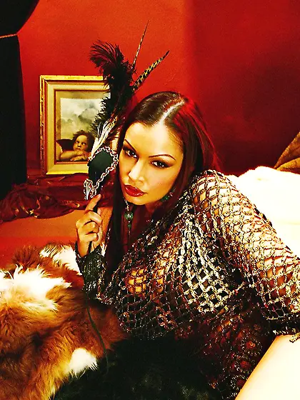 Lounging back and relaxing with her naughty fantasies Aria Giova