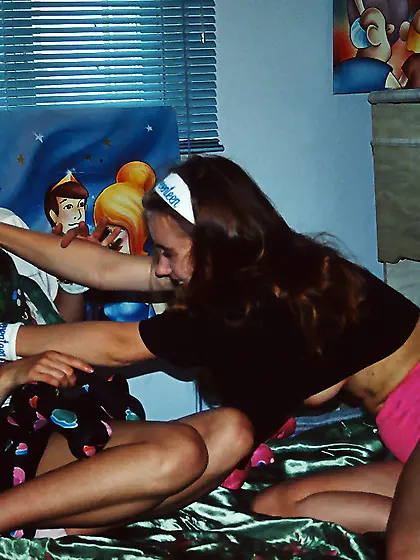 Sensual lesbian hairy pussy