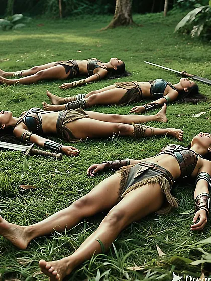 Amazon Warriors kiIIed in their bare feet