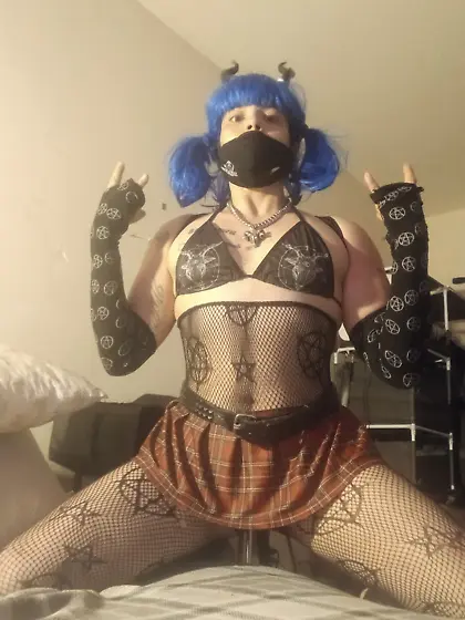 Satanic Sissy Meth Skoolgurl Slut